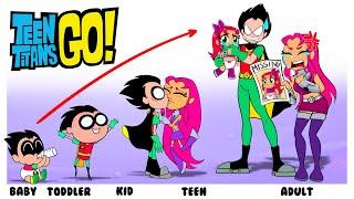 Teen Titans Go Growing Up EVOLUTION | Cartoon Wow