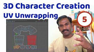 3D Character Creation in Maya - Lecture5 (UV Unwrapping) | Rees3D.com