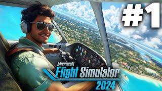 MICROSOFT FLIGHT SIMULATOR 2024 Career Mode Gameplay Walkthrough Part 1 - NEW PILOT