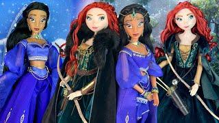 Merida & Jasmine Shopdisney Limited Edition doll Comparison D23 Review