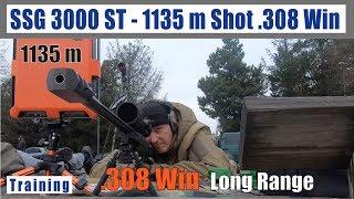 Shot 1135 m mit .308 Win Sig Sauer SSG 3000 Supertarget Long Range deutsch