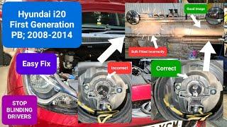 how to fix beam image on Hyundai i20 Mark 1 #headlight