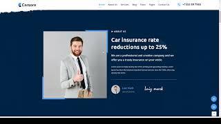 CARSORE  Car Loan Insurance HTML Template auto loan Paydays loan