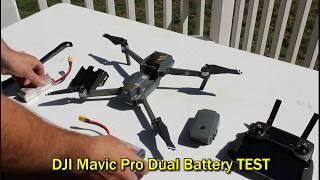 DJI Mavic Pro dual battery mod test