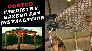 Costco Yardistry Outlet Powered Fan Installation | Ready Front Real Estate