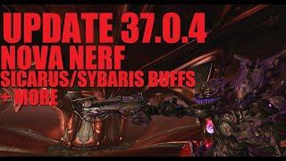 [WARFRAME] SICARUS FIX + NOVA PORTAL NERF! Update 37.0.4 Overview | Koumei & The Five Fates