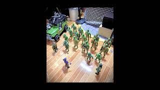 my Toy Soldiers collection ... #toys  #toysoldiers #militarytoys  #greenarmy #plasticsoldiers