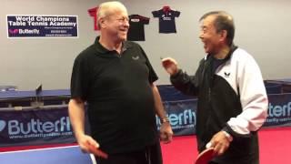 World Table Tennis Champions, Istvan Jonyer, Li Zhen Shi & Zhang Li reunite @ WCTTA in California