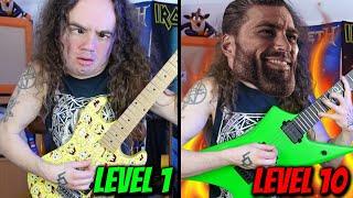 10 Levels Of Guitar Solo (From NOOB To CHAD)