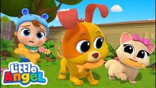 Baby John and Bingo Playdate Song  | @LittleAngel Kids Songs & Nursery Rhymes