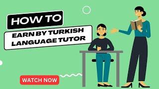 How to Earn by Turkish Language Tutor || Earn Money Online || TechAutomation WithFaiz