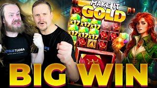 HUGE WIN ON MAKE IT GOLD (NEW CASINO GAME) 