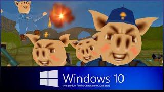 ВОЙНА СВИНЕЙ ▶ Hogs of War PC запуск на Windows 10