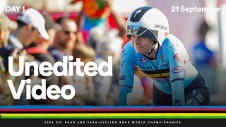 Day 1 Unedited Video | 2024 UCI Road and Para-cycling Road World Championships