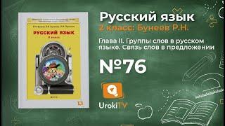 Упражнение 76 — Русский язык 2 класс (Бунеев Р.Н., Бунеева Е.В., Пронина О.В.)