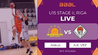 KK Askus Jetoil/Orissaare 2010 vs A.Kraukla VEF 2010 | BBBL Boys U15