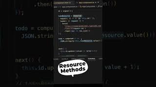 Resource Methods in Angular 19 #angular19 #angular #angulartutorial #techshareskk