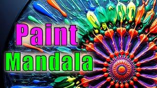 Drip, Drop, Design: Paint Smudge Mandalas