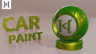 Easy Car Paint Material in Blender 2.8