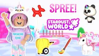 Buying Every New Item in Stardust World! ⭐