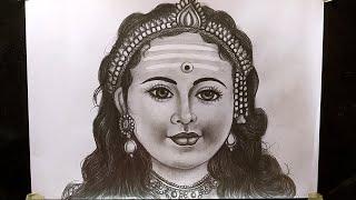 How to draw Lord Murugan || Easy Lord subramanya swamy drawing || juviii arts