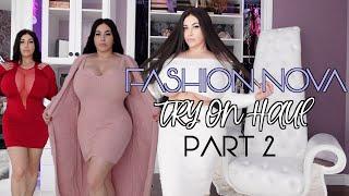 Fashion Nova Try On Haul Pt 2 by Korina Kova