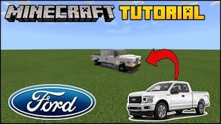 Minecraft Truck- How To Build A 2018 Ford  F-150 XLT Supercab Minecraft Truck Tutorial