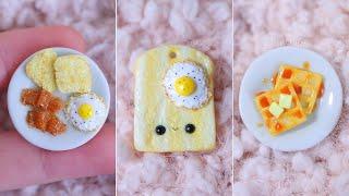 5 Miniature Polymer Clay Breakfast Foods | DIY/Crafts Tutorial Compilation