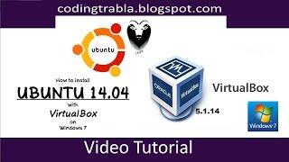 How to install Ubuntu 14.04  with VirtualBox on Windows 7 byVS