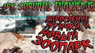 ARK Survival Evolved#15 Взросление птички и новый зоопарк