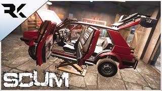 SCUM 0.8 - How To Upgrade Repair & Mod The New Modular Vehicles