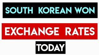 South Korean won Currency Exchange Rates Today 3 September 2024 USD GBP EUR AUD CAD CHF JPY SGD INR