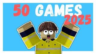 50 Roblox Games You MUST Play In 2025