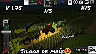 Farming USA 2 v 1.75 silage de maíz 1/3 | cuidado animal | #15 timelapse