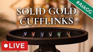 LIVE: Ask Me Anything about Men's Jewelry & Solid Gold Cufflinks #AskGG