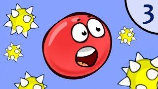 Новый Несносный КРАСНЫЙ ШАР #3. Мультик ИГРА New Red Ball на Игрули TV