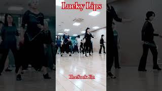 Lucky Lips line dance#Shorts