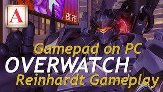 (no commentary) Gamepad on PC - Rolling them boys at Lijang | Overwatch