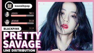 BLACKPINK - Pretty Savage (Line Distribution)