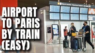 Train from Paris Airport (CDG) to Paris Center [RER B]