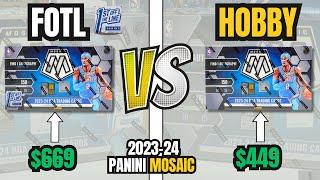 IS FOTL REALLY MORE JUICED THAN HOBBY!? 2023-24 Mosaic Basketball FOTL VS HOBBY...It happend again 