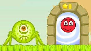 Новый КРАСНЫЙ ШАР на ТРЕНИРОВКЕ. 1-13 УРОВНИ. Мультик ИГРА Red Ball 5