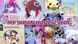 my japan haul & mini vlog (anime, manga, sanrio, pokémon, & more!)