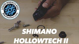 Shimano's hidden safety pin for Hollowtech cranks. This is the tool I use.