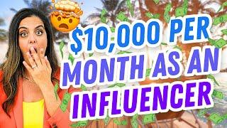 How Influencers make $10k per month | 10 Income Ideas 