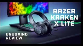 Razer Kraken X Lite Essential gaming head set! Unboxing Review