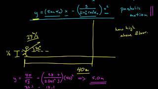 Projectile Motion Problem