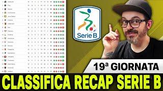 CLASSIFICA SERIE B | SAMPDORIA e SALERNITANA⏬ PISA e PALERMO 3 PUNTI COSENZA - CATANZARO  RECAP 19