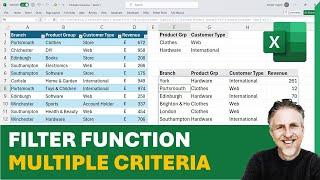 Excel FILTER Function Multiple Criteria | AND OR Criteria