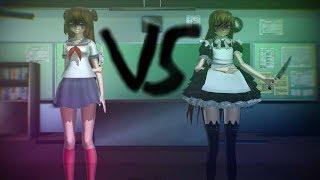 {NIGHTCORE yuri vs ayano} casia MMD vs lucye chan MMD